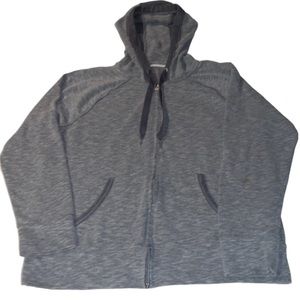 Women’s Calvin Klein Gray Zip-Up Hoodie Size Medium